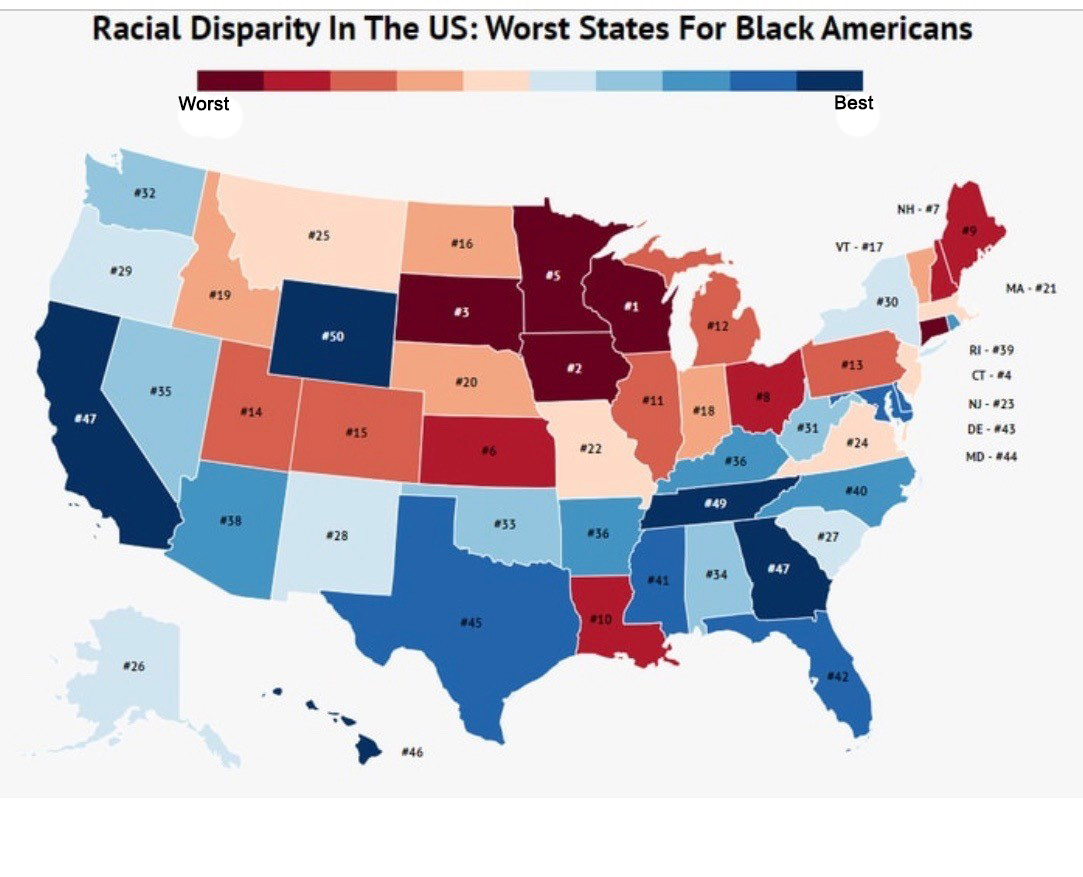 United States Racial Demographics Map
